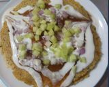 A picture of step 15 of Stuffed Moong Dal Chilla Chaat.