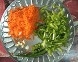 A picture of step 1 of Vegetables Momos.