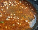 A picture of step 2 of Satvik Chole.