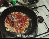 Gambar langkah 2 resipi Mozzarella chicken.