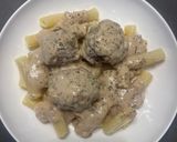 A picture of step 6 of Swedish Meatballs.