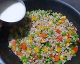 A picture of step 5 of Split Jowar Vegetable. Khichdi.