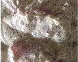 A picture of step 3 of Chicken masala malai boti.