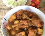 A picture of step 4 of Chicken Masala Curry.