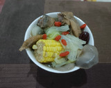燒酒玉米燉雞湯(簡單料理)的食譜步驟8照片