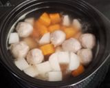 Hình bước làm 2 của món Canh bò viên rau củ