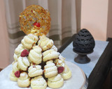 Foto del paso 15 de la receta: Croquembouche (masa choux y crema pastelera)