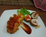 Foto langkah ke 4 dari resep chicken cordon bleu (with saussage).