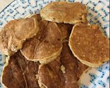 Φωτογραφία βήματος 5 της συνταγής Υγιεινά pancakes με βρώμη και μπανάνα (270-290 kcal ανά μερίδα)