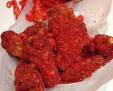 A picture of step 2 of Hot Cheeto chicken.