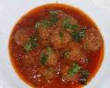 A picture of step 4 of Meat balls.