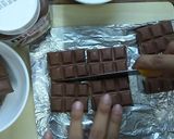 Gambar langkah 1 resipi Roti coklat cadbuary goreng#PinkBoxCereal.