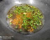 A picture of step 4 of Veg upma.