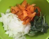 Hình bước làm 1 của món Rau củ xào thập cẩm