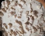 Tejfölös csirke zöldségekkel recept fázis 2 fotója