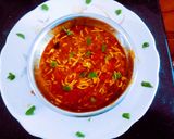 A picture of step 5 of Tasty chatpattu Kathiyawadi sev tomato shaak(sabji).