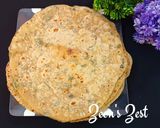 A picture of step 3 of Mint Rotis.