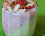 A picture of step 6 of Rosy Sewaiya custard panna cotta.