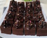 Foto langkah ke 5 dari resep Brownies Cake Kukus Putih Telur Lembut & Nyoklat.
