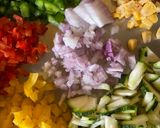 A picture of step 2 of Mediterranean style Upma.