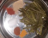 A picture of step 3 of Cluster Bean Pickle.