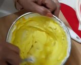 A picture of step 1 of Rajbhog shree khand at the ice Tunnel.