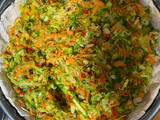 Tarta de zapallitos y zanahorias 🥗