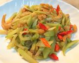 Foto langkah ke 4 dari resep Labu siam oseng ebi.