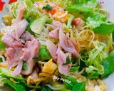 A picture of step 7 of Bún Trộn Mắm Nêm (Hue-Style Noodle Salad).