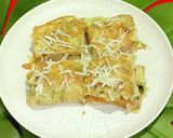 A picture of step 6 of Omlette Bread.