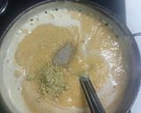 A picture of step 2 of Eggs 🥚besan semolina halwa.