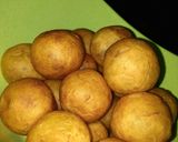 Foto langkah ke 9 dari resep Bola ubi Isi Gula merah/(Nyimplung).