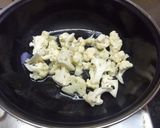 A picture of step 4 of Gobi Aloo Matar ki Sabzi / cauliflower,potato,pea veg.