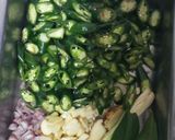 Foto langkah ke 1 dari resep Cumi cabe ijo simple ala restoran.