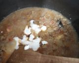 A picture of step 5 of Aloo Qeema 🍲🍲🍲.