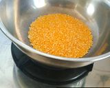 A picture of step 2 of Bengali style special bhoger khichdi for Durga Puja.