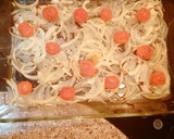 Foto del paso 3 de la receta: Bacalao al horno con tomate cherry y albahaca