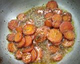 A picture of step 4 of Khatta meetha gajar.