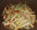 Foto langkah ke 4 dari resep Tumis tahu with sawi.