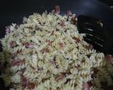 Foto langkah ke 3 dari resep Fussili Tumis Bacon.