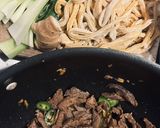 Pas rețetă Home made noodles cu vita si bok choy 2 fotografie