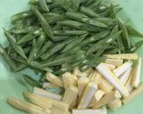 Foto langkah ke 1 dari resep Jagung muda putren buncis cabe ijo.