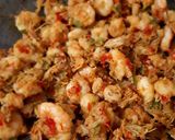 Foto langkah ke 3 dari resep Nasi Bakar isi Udang Sambal Balado.