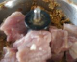A picture of step 1 of Gola kabab.