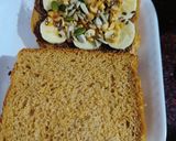 A picture of step 3 of Nutella Banana Toast.