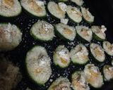 A picture of step 2 of Zucchini Crisps / Fat Bombs / Keto Cheese Chips.