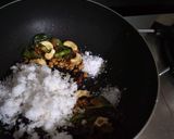 A picture of step 2 of Coconut Rice.