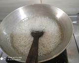 A picture of step 3 of Double colour Toprapak or Coconut Burfi.