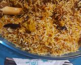 A picture of step 7 of Kac'chay gosht ki biryani.