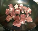 南瓜燒肉的食譜步驟1照片